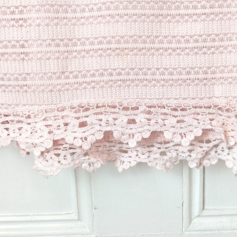 No Boundaries Pink Knit Hooded Sweater Size Large - Picture 3 of 4